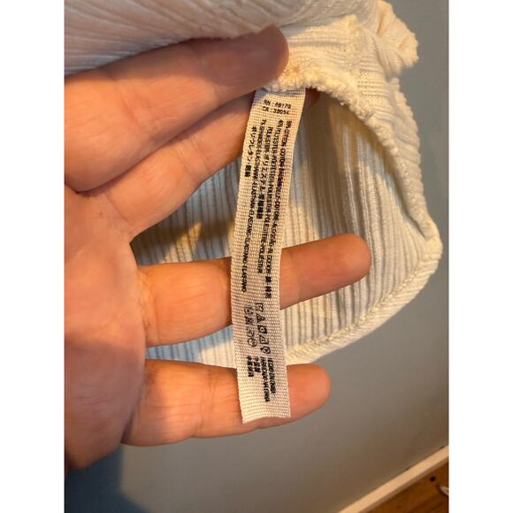 FP Beach by Free People Off-Shoulder Ribbed Knit Dress Ivory Size M - Picture 4 of 4